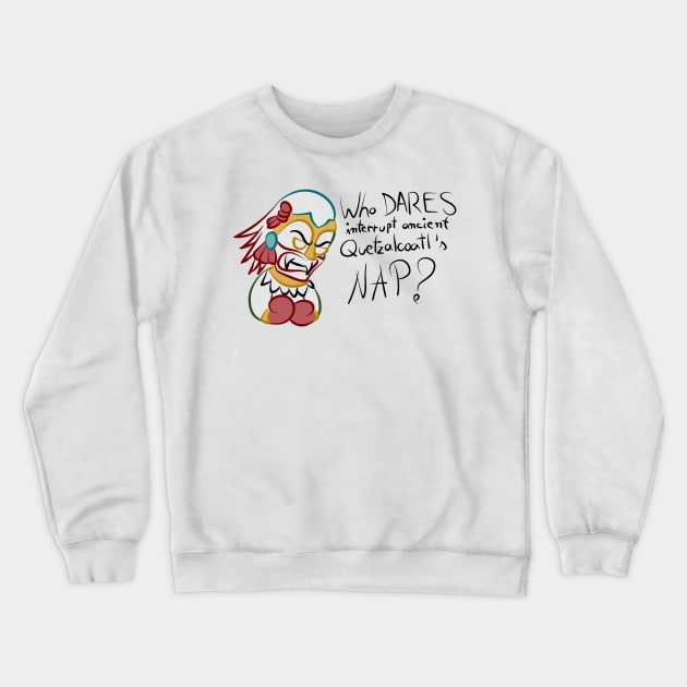 Ancient Quetzalcoatl's Nap Crewneck Sweatshirt by Aleina928